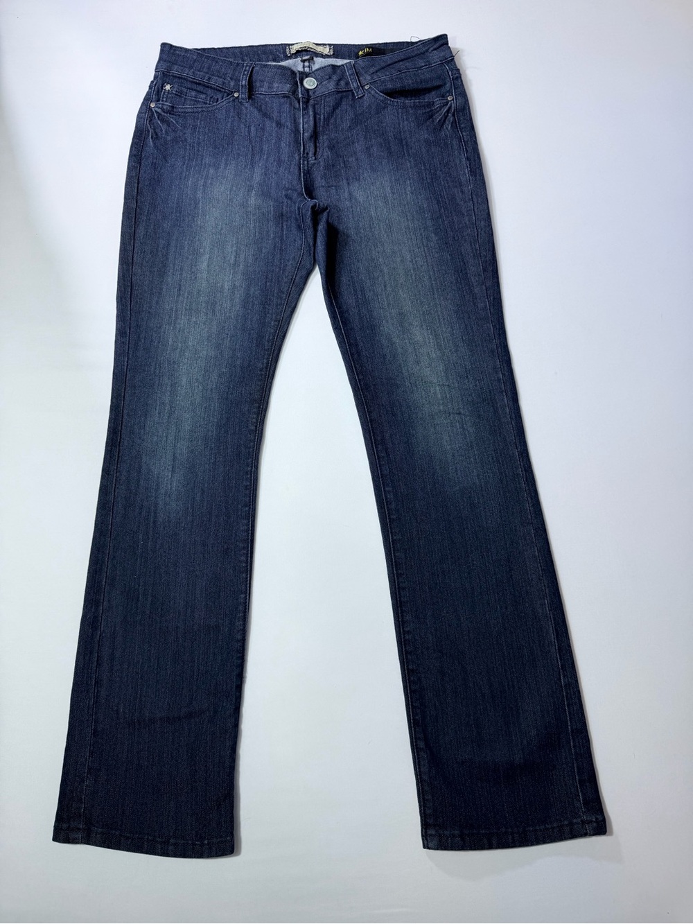 Kim Kardashian Women’s Dark Blue Bootcut Jeans Size 14